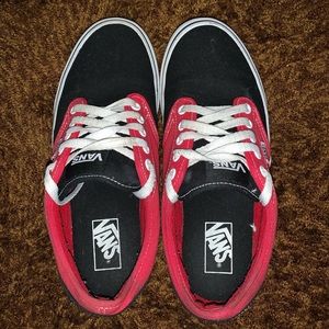 Men Vans Red/Black Size 9.5